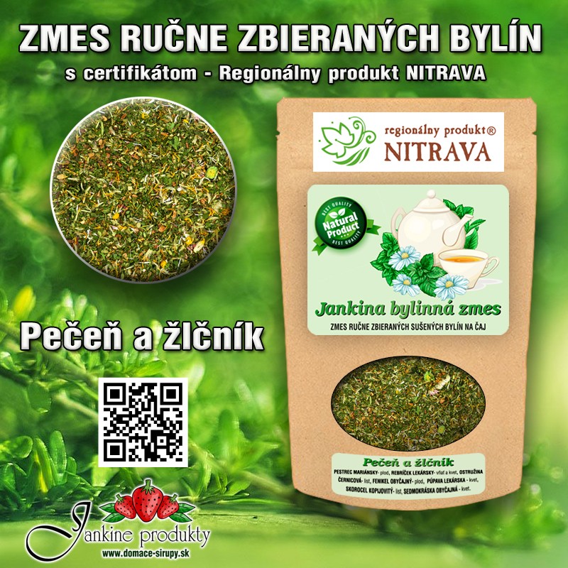 domáci sypaný čaj pečeň a žlčník, domáce produkty a čaje zo slovenska, detoxikačné čaje pestrec